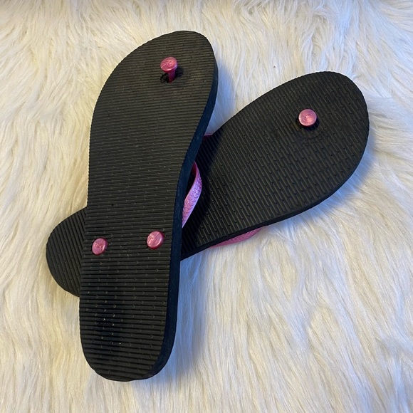 SO Flip Flops Womens Size XL Zebra Print Sandals Open Toe Shoes - Picture 5 of 5